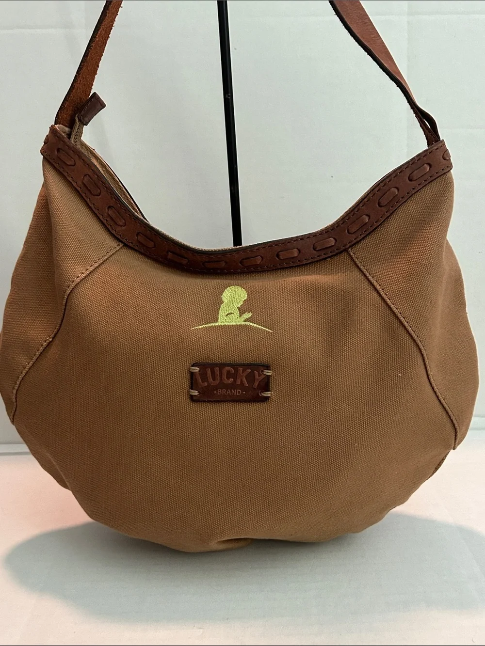 Lucky Brand St. Jude Children's Research Hospital Canvas & Leather Hobo bag